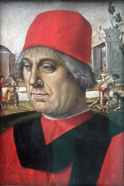 Retrato de um homem de Luca Signorelli