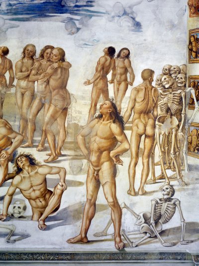 Ressurreição da Carne, do Ciclo de Afrescos do Juízo Final de Luca Signorelli