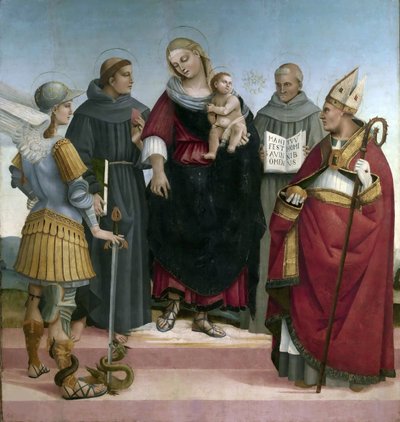 Conversa Sagrada, ca 1510-1515. de Luca Signorelli