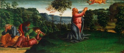 Histórias de Cristo: Cristo no Jardim do Getsêmani por Luca Signorelli (cerca de 1445-1523) de Luca Signorelli