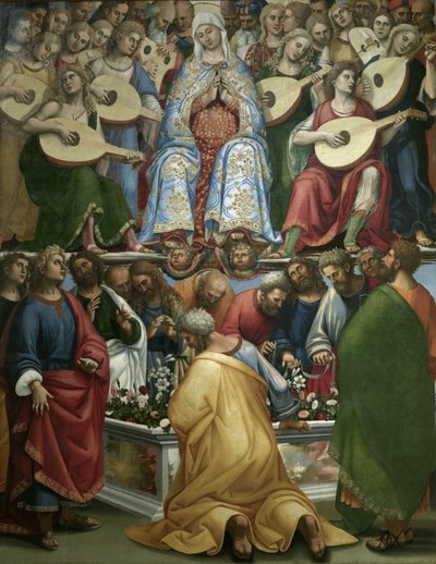 A Assunção da Bem-Aventurada Virgem Maria, 1519-1520. de Luca Signorelli