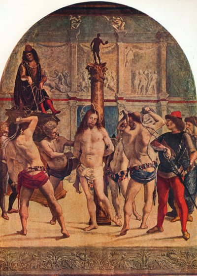 A Flagelação de Cristo, 1482-1485, 1930. de Luca Signorelli