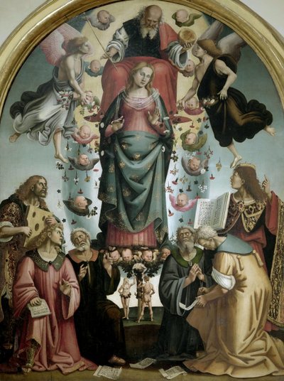 A Imaculada Conceição da Virgem, c. 1523. de Luca Signorelli