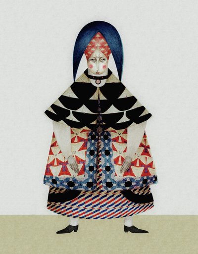 Figura folclórica caprichosa de Luca di Napoli