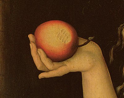 Eva, 1528 (detalhe de 9629) de Lucas Cranach the Elder