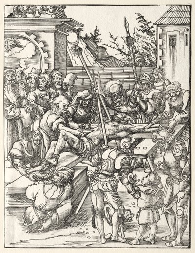 Martírio de São Bartolomeu de Lucas Cranach