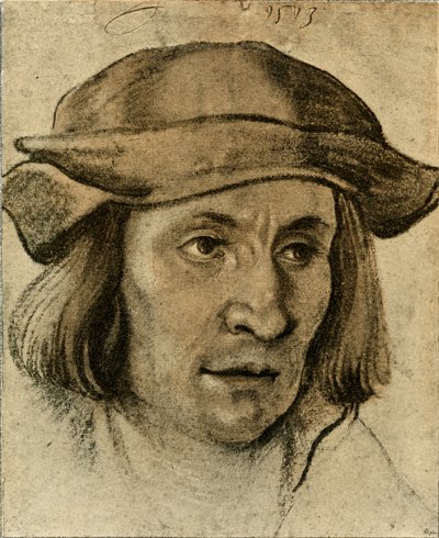 Retrato de um homem de Lucas Cranach the Elder