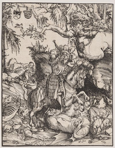 São Jorge matando o dragão de Lucas Cranach