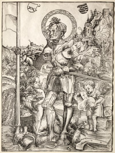 São Jorge em pé de Lucas Cranach