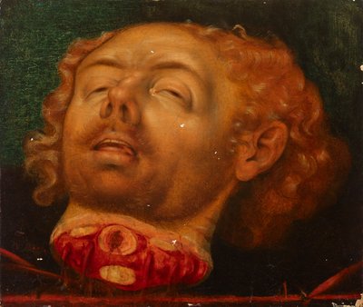 Cabeça de Holofernes ou João Batista (fragmento) de Lucas Cranach d. Ä.