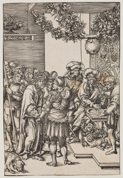 Pilatos lava as mãos de Lucas Cranach d.Æ.