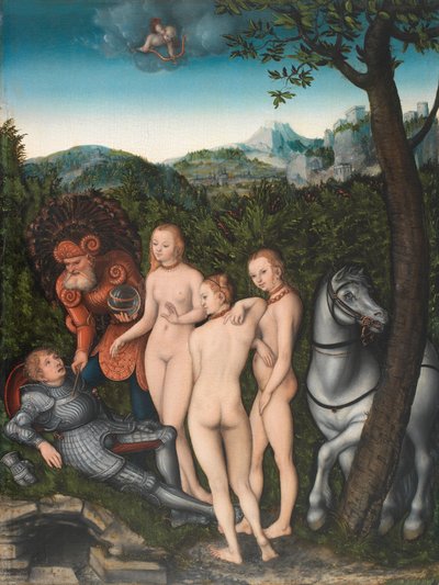 O Julgamento de Paris de Lucas Cranach d.Æ.