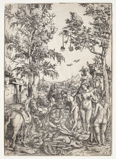 O Julgamento de Paris de Lucas Cranach d.Æ.