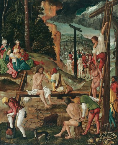 Antes da crucificação de Cristo (Cristo em aflição) de Lucas Cranach d. Ä.