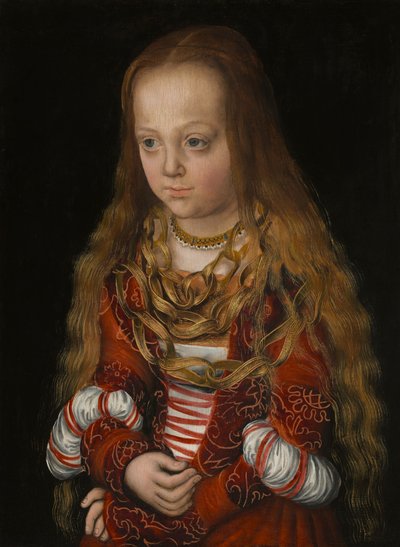 Uma princesa da Saxónia de Lucas Cranach the Elder