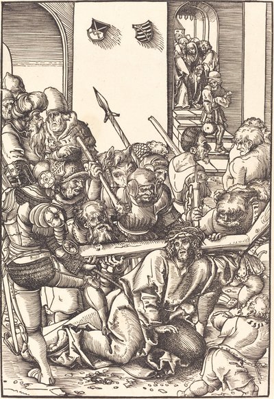 Cristo carregando a cruz de Lucas Cranach the Elder