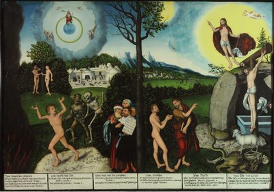 Danação e Redenção. Lei e Graça de Lucas Cranach the Elder
