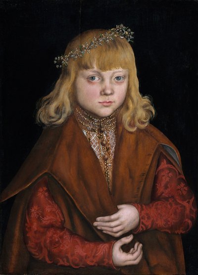 Um príncipe saxão de Lucas Cranach the Elder