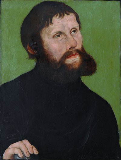 Alemão: Retrato de Lutero como Junker Jörg Martinho Lutero como "Junker Jörg de Lucas Cranach the Elder