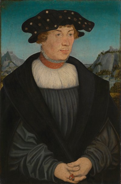 Alemão:  Retrato de Hans () Melber Hans Melber de Lucas Cranach the Elder