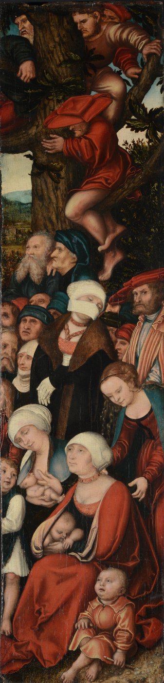 Alemão: Die Predigt Johannes des Täufers Pregação de João Batista de Lucas Cranach the Elder
