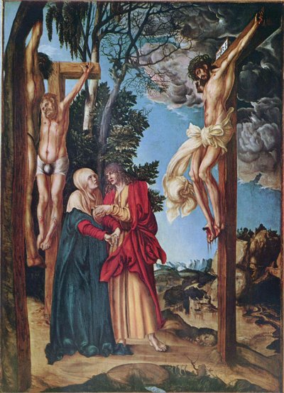 Alemão: Klage unter dem Kreuz A Crucificação de Lucas Cranach the Elder