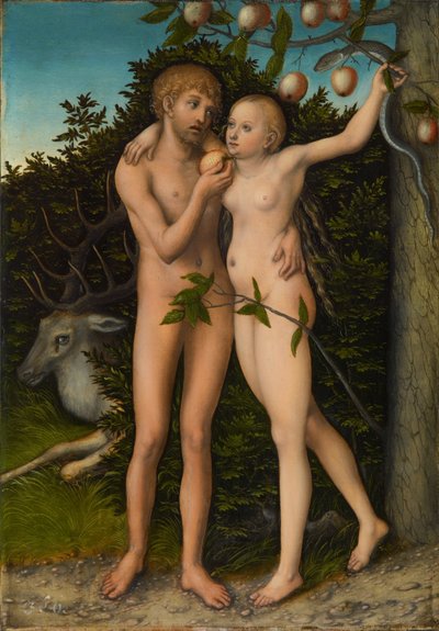 Alemão: Sündenfall A Queda do Homem de Lucas Cranach the Elder