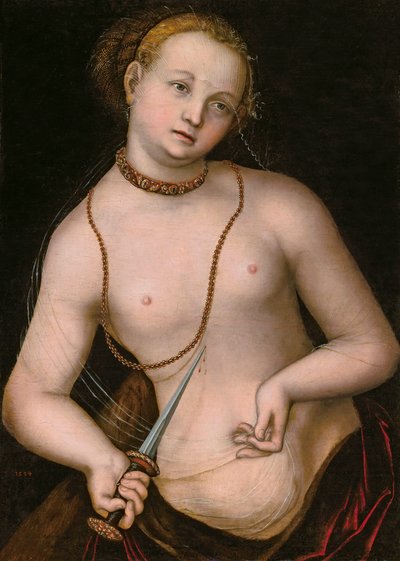 Lucrécia de Lucas Cranach the Elder
