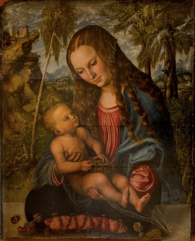 Madonna sob o abeto de Lucas Cranach the Elder