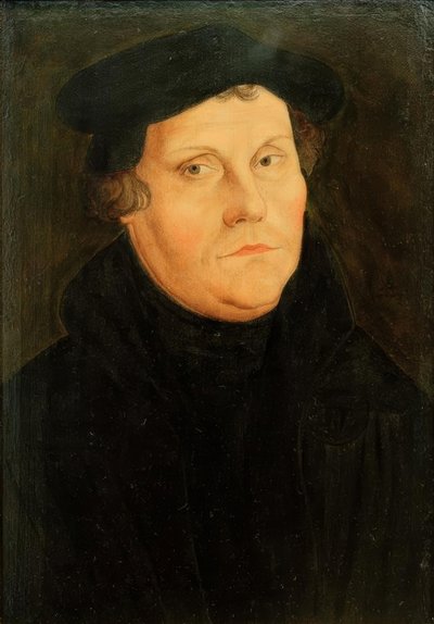 Martinho Lutero de Lucas Cranach the Elder