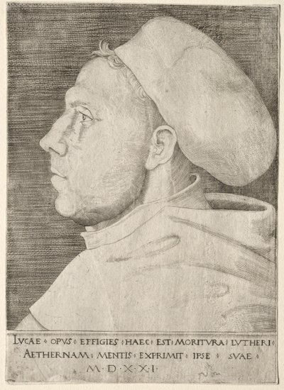Martin Luther. de Lucas Cranach the Elder