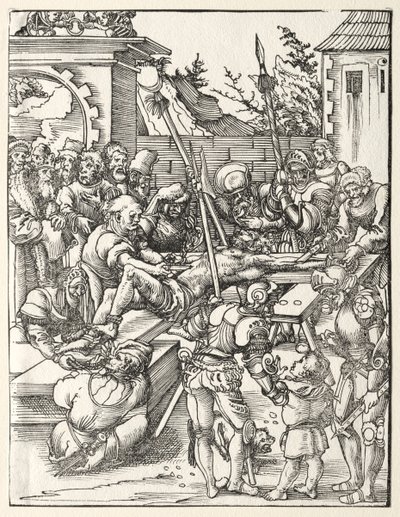 Martírio de São Bartolomeu. de Lucas Cranach the Elder