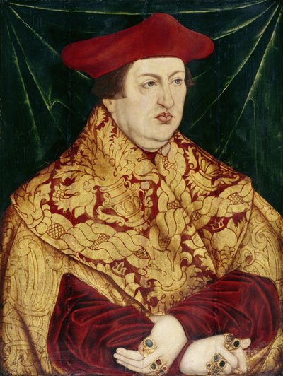 Retrato do Cardeal Albrecht de Brandenburgo de Lucas Cranach the Elder