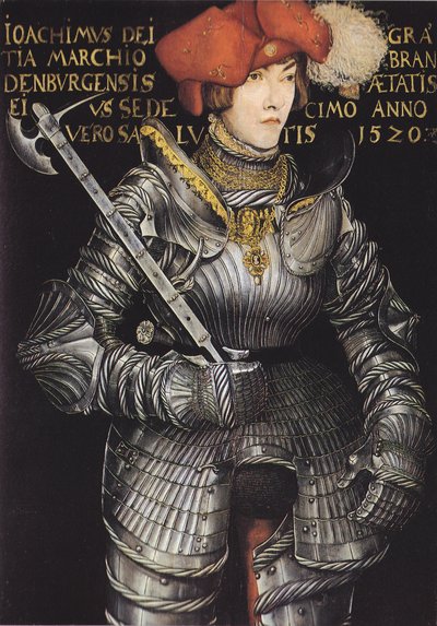 Retrato de Joaquim II. de Brandeburgo como Príncipe Eleitor de Lucas Cranach the Elder