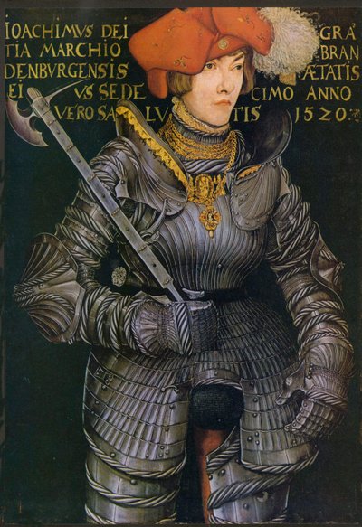 Retrato de Joaquim II. de Brandeburgo como Príncipe Eleitor de Lucas Cranach the Elder