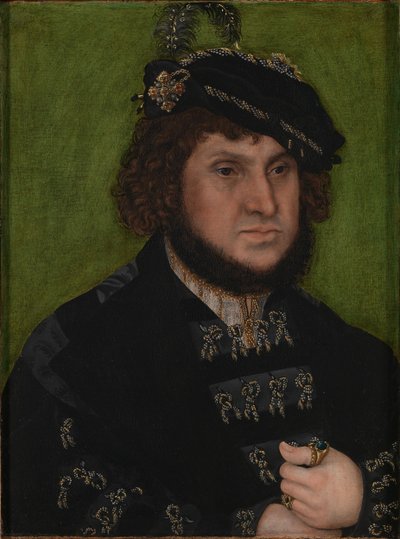 Retrato de João, Eleitor da Saxónia de Lucas Cranach the Elder