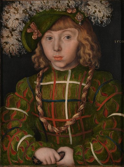 Retrato de João Frederico I, o Magnânimo de Lucas Cranach the Elder