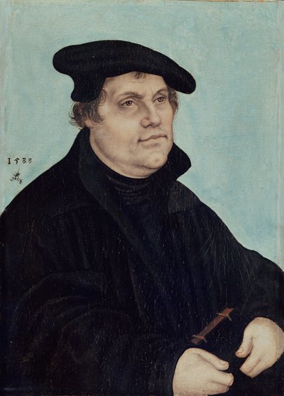Retrato de Martinho Lutero de Lucas Cranach the Elder