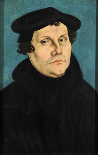 Retrato de Martinho Lutero de Lucas Cranach the Elder