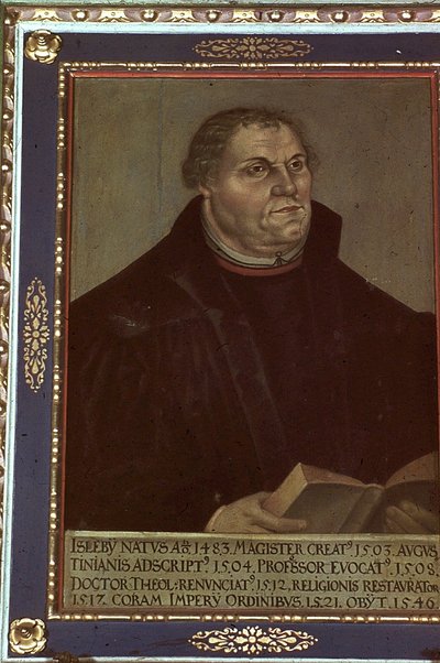 Retrato de Martinho Lutero de Lucas Cranach the Elder
