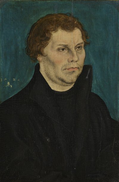 Retratos de Martinho Lutero e Katharina von Bora de Lucas Cranach the Elder
