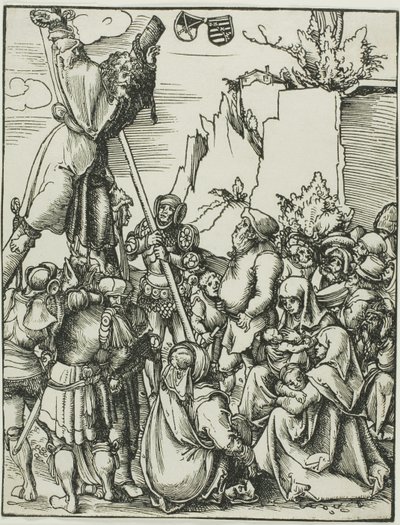 Santo André, de O Martírio dos Apóstolos de Lucas Cranach the Elder