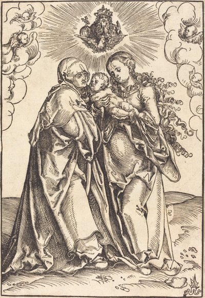 Santa Ana e a Virgem com o Menino de Lucas Cranach the Elder