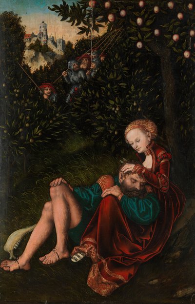 Sansão e Dalila, ca. 1528-30. de Lucas Cranach the Elder