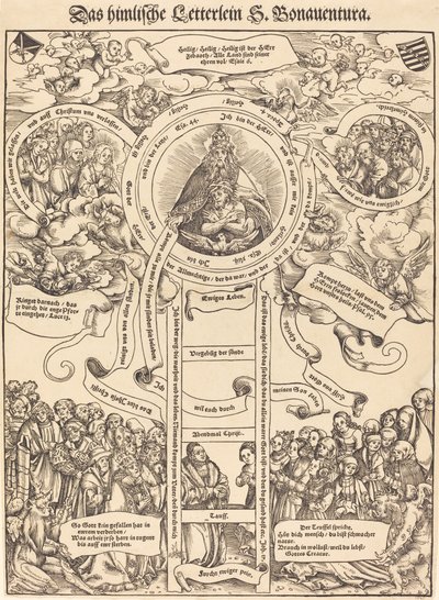 A Escada Celeste de São Boaventura de Lucas Cranach the Elder