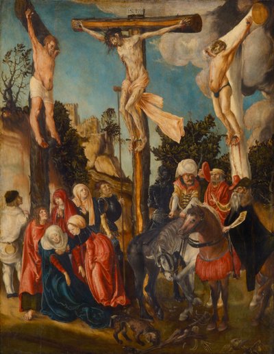 A Crucificação, 1501 de Lucas Cranach the Elder