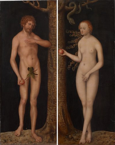A queda do homem de Lucas Cranach the Elder