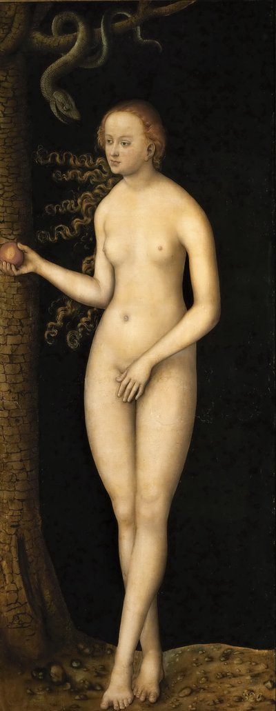 A queda do homem de Lucas Cranach the Elder