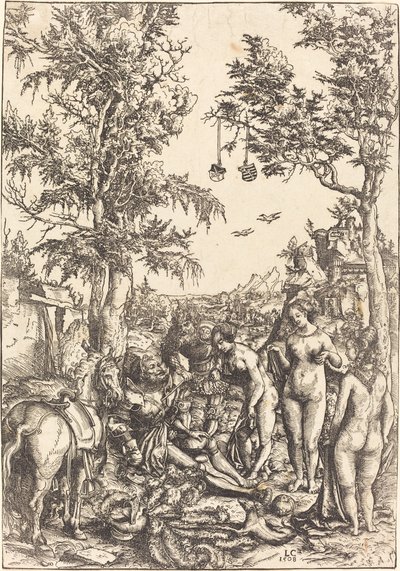 O Julgamento de Paris de Lucas Cranach the Elder