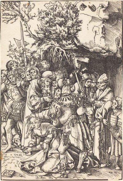 O Martírio de Santa Bárbara de Lucas Cranach the Elder